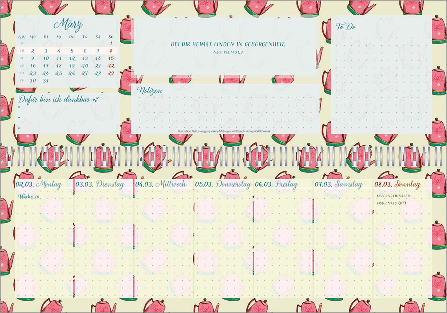 Meine fröhlich-bunte Segenswoche 2026 - Wochen-Tischkalender Meine fröhlich-bunte Segenswoche 2026 - Wochen-Tischkalender
