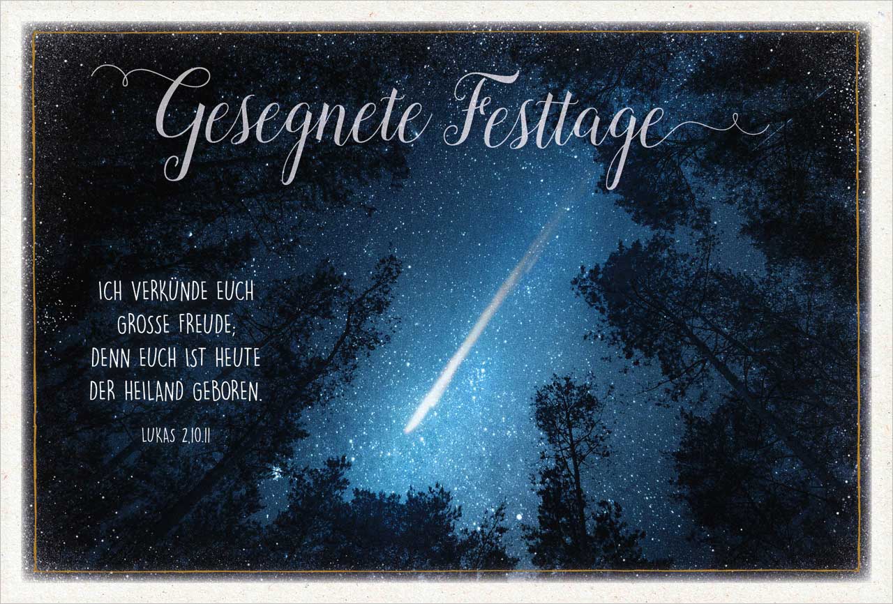 Postkarte "Sternschnuppe"