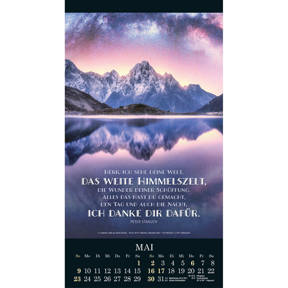 Die Wunder deiner Werke 2027 - Wandkalender