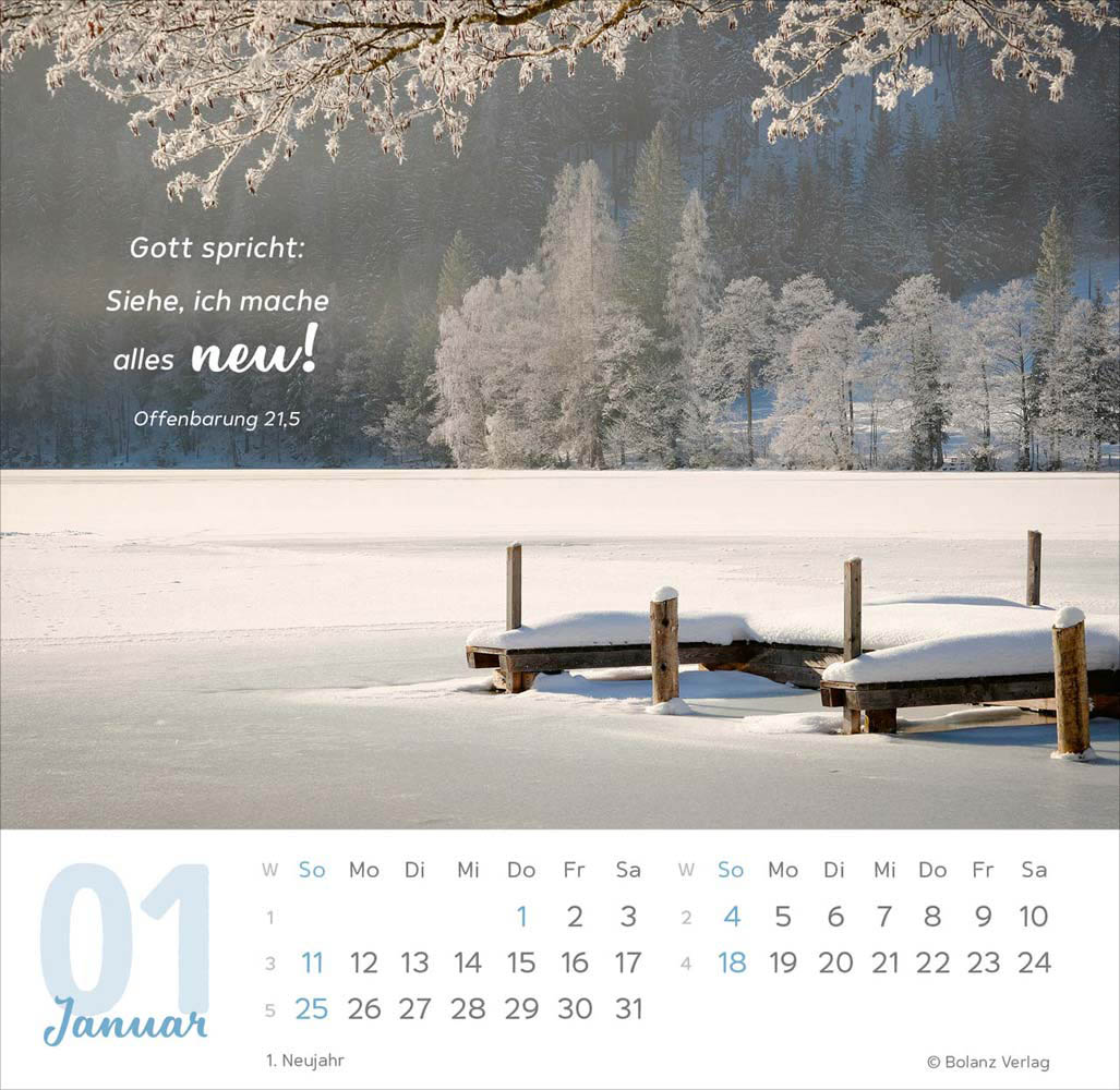 Meine Zeit 2026 - Verteilkalender