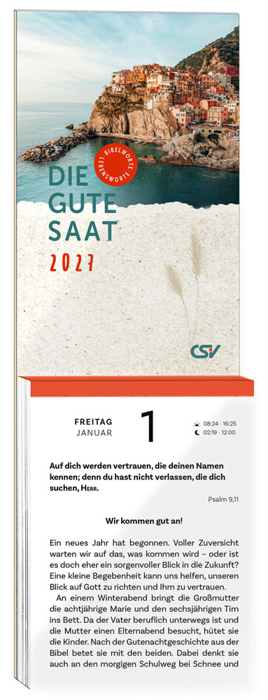 Die gute Saat 2027 - Abreißkalender "klein"