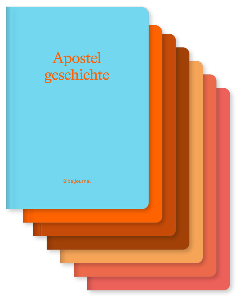 Bibeljournal - Paket Apostelgeschichte - Philipper (7 Bände)