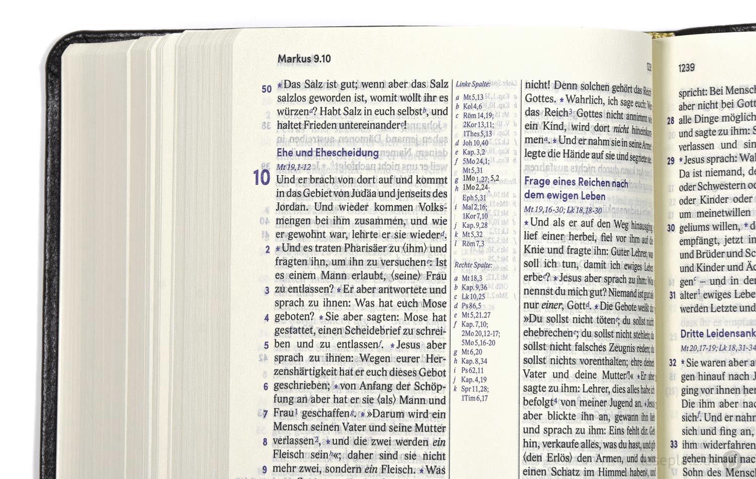 Elberfelder Bibel 2006 Taschenausgabe - Leder grau