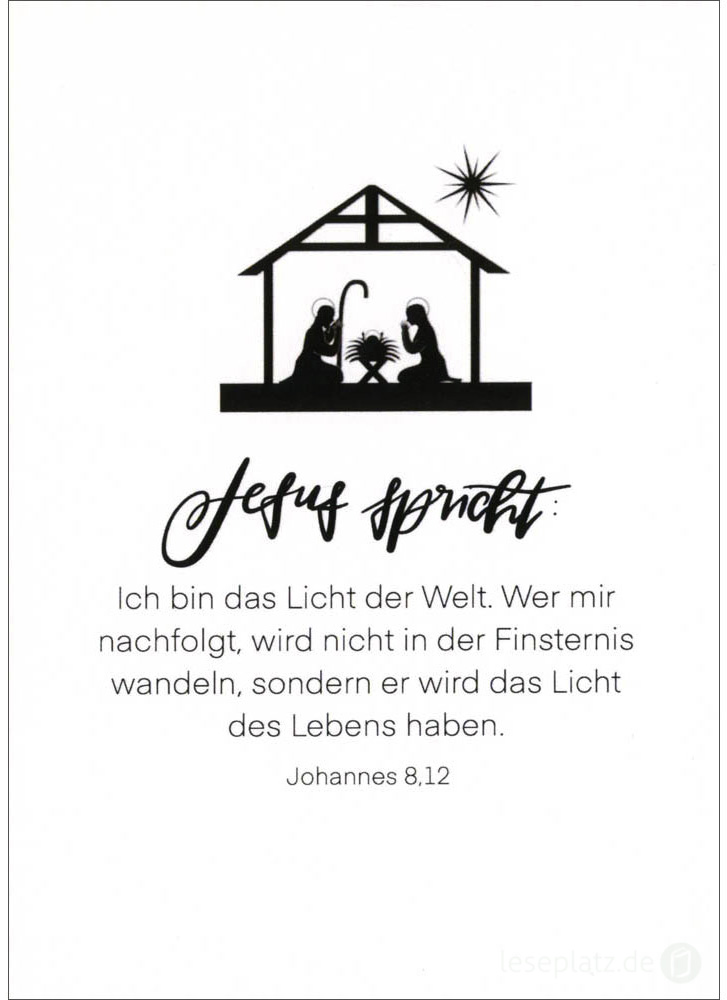 336251_Postkarte Postkarte "Licht der Welt"