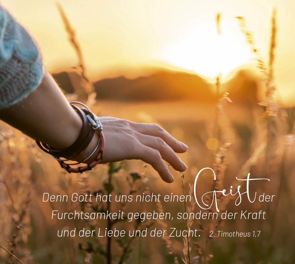 Geborgen in Gottes Hand - Aufstellbuch
