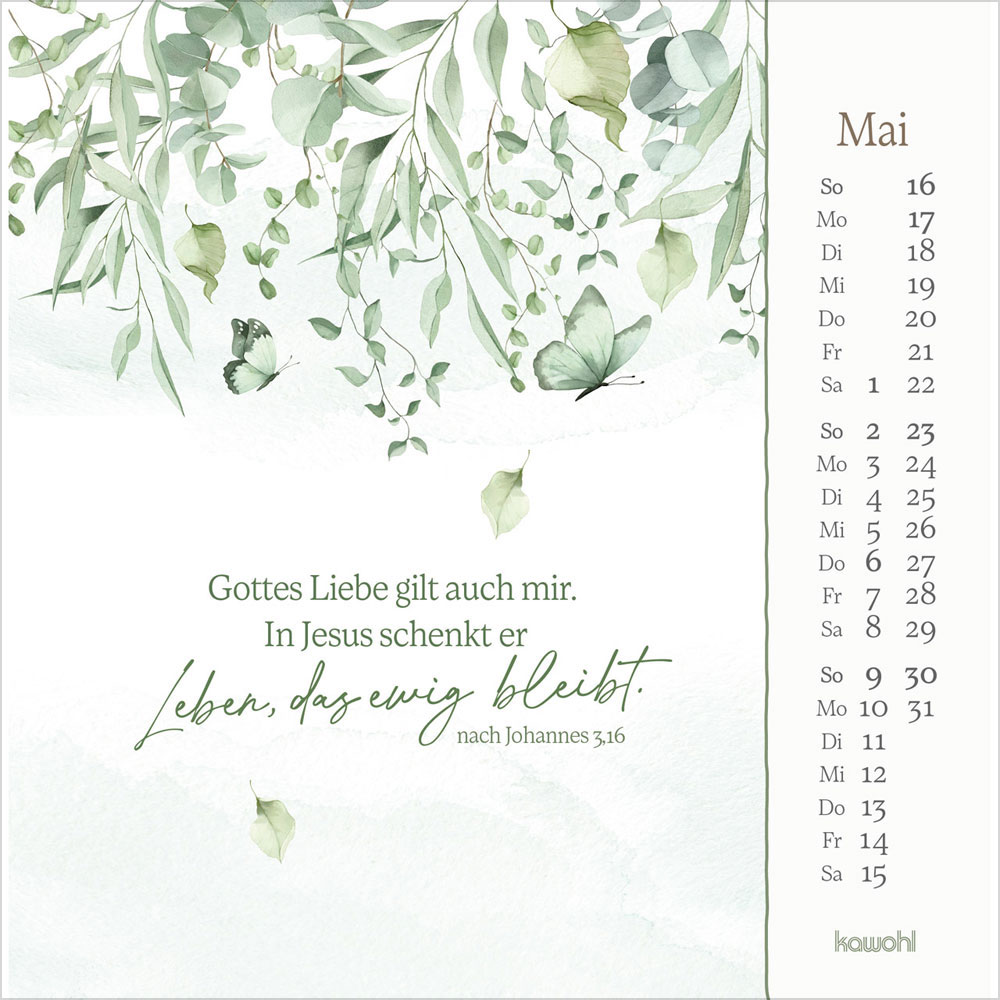 Vor dich bring ich, was mich bewegt 2027 - Postkartenkalender
