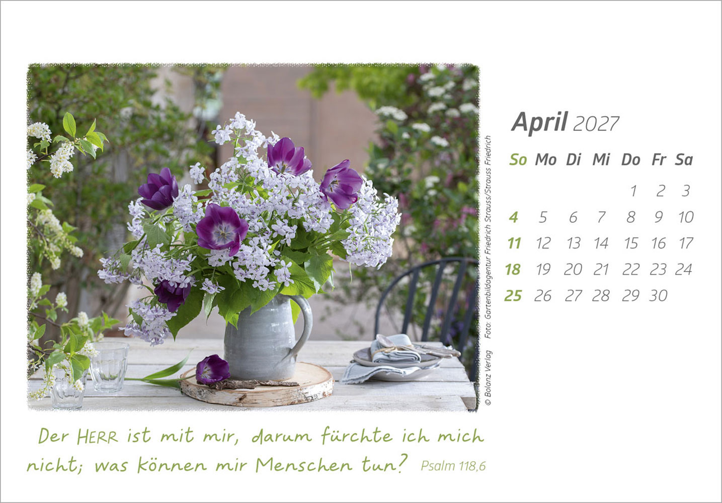 Die Güte Gottes preisen 2027 - Aufstellkalender