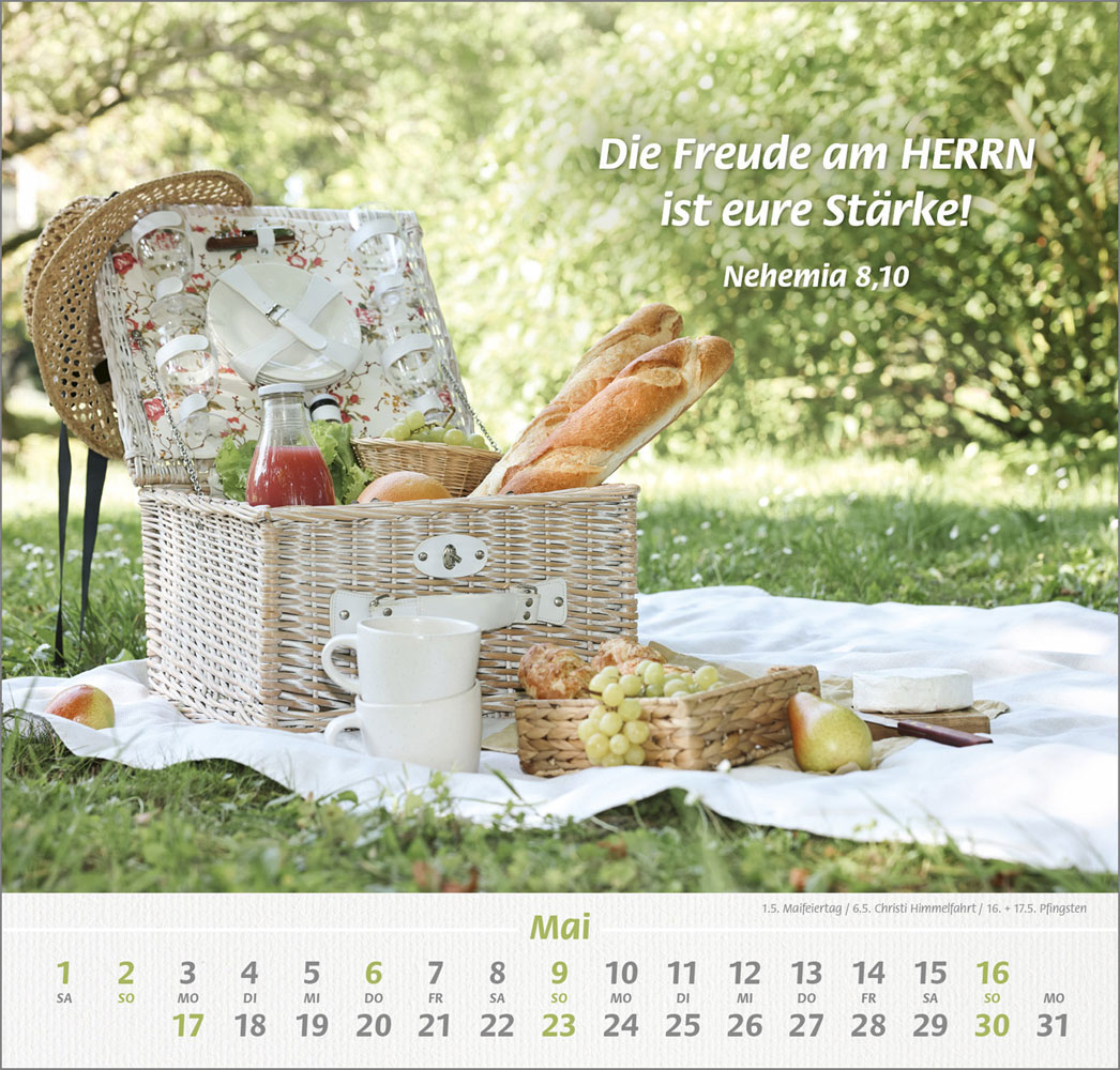 Denn du bist bei mir 2027 - Grossdruck-Kalender