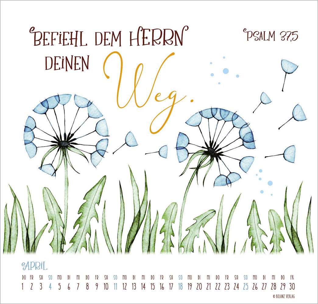 Gesegnet Tag für Tag 2027 - Wandkalender