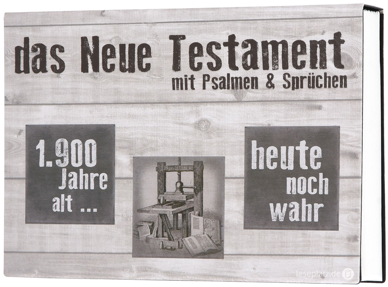 Elberfelder 2003 - Das Neue Testament mit Ps.+Spr. "Druckerpresse'' - Querform