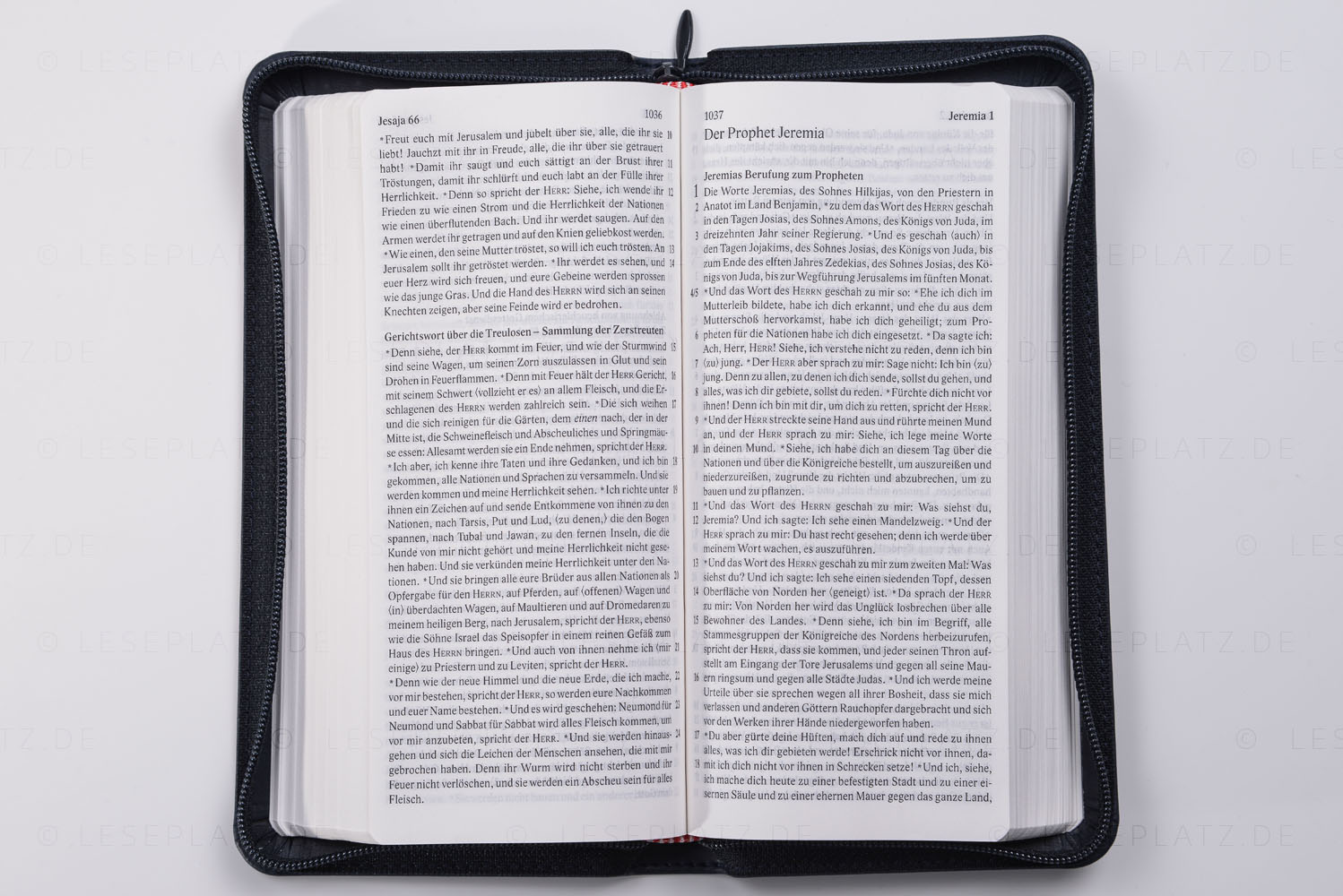 271225_08 Elberfelder Bibel 2006 Pocket Edition - Kunstleder dunkelblau, mit Reißverschluss