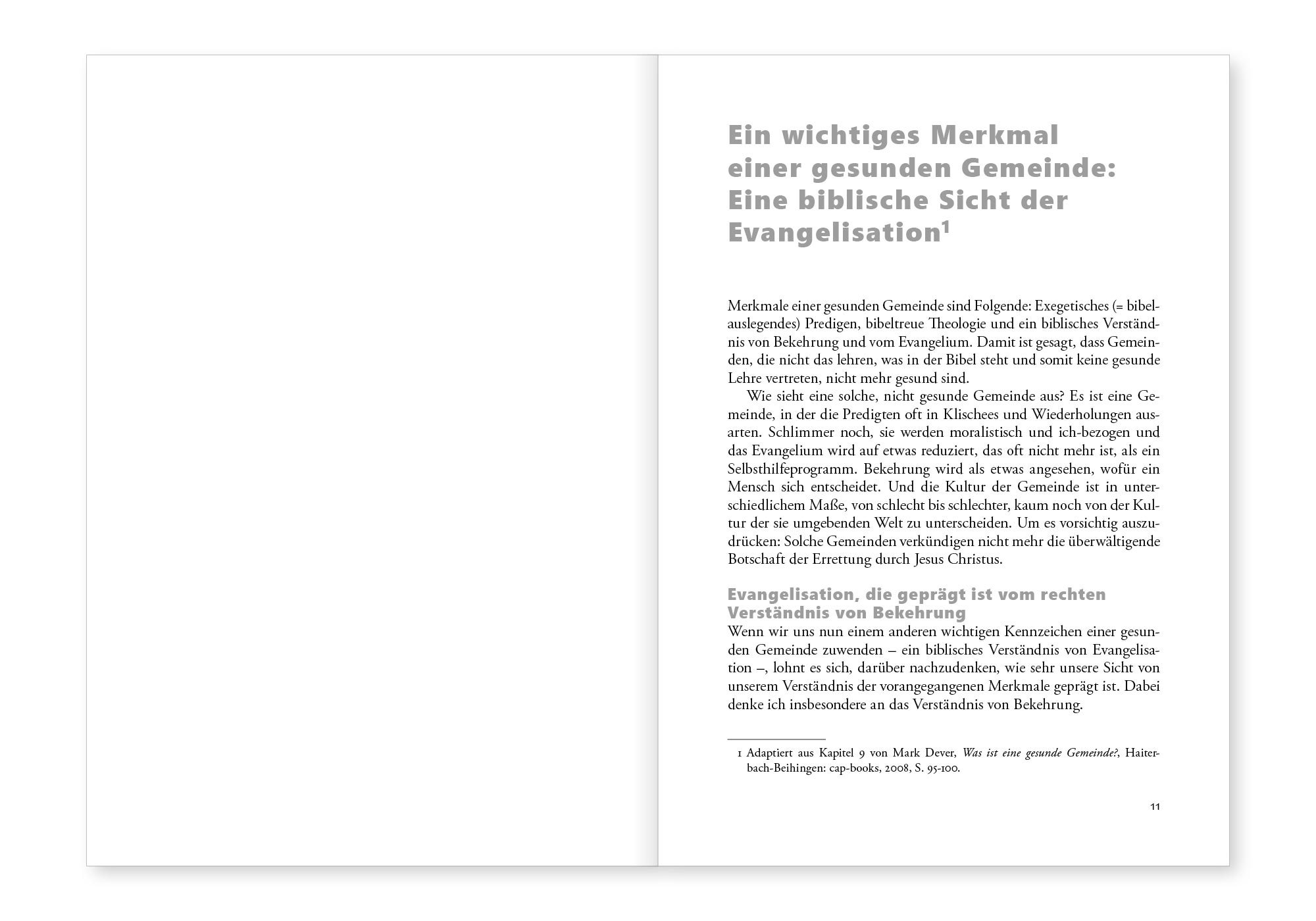 Die Verlorenen erreichen: Evangelisation