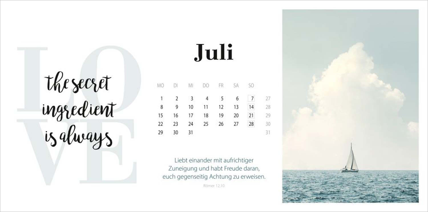 Dreiklang 2024 - Tischkalender Dreiklang 2024 - Tischkalender