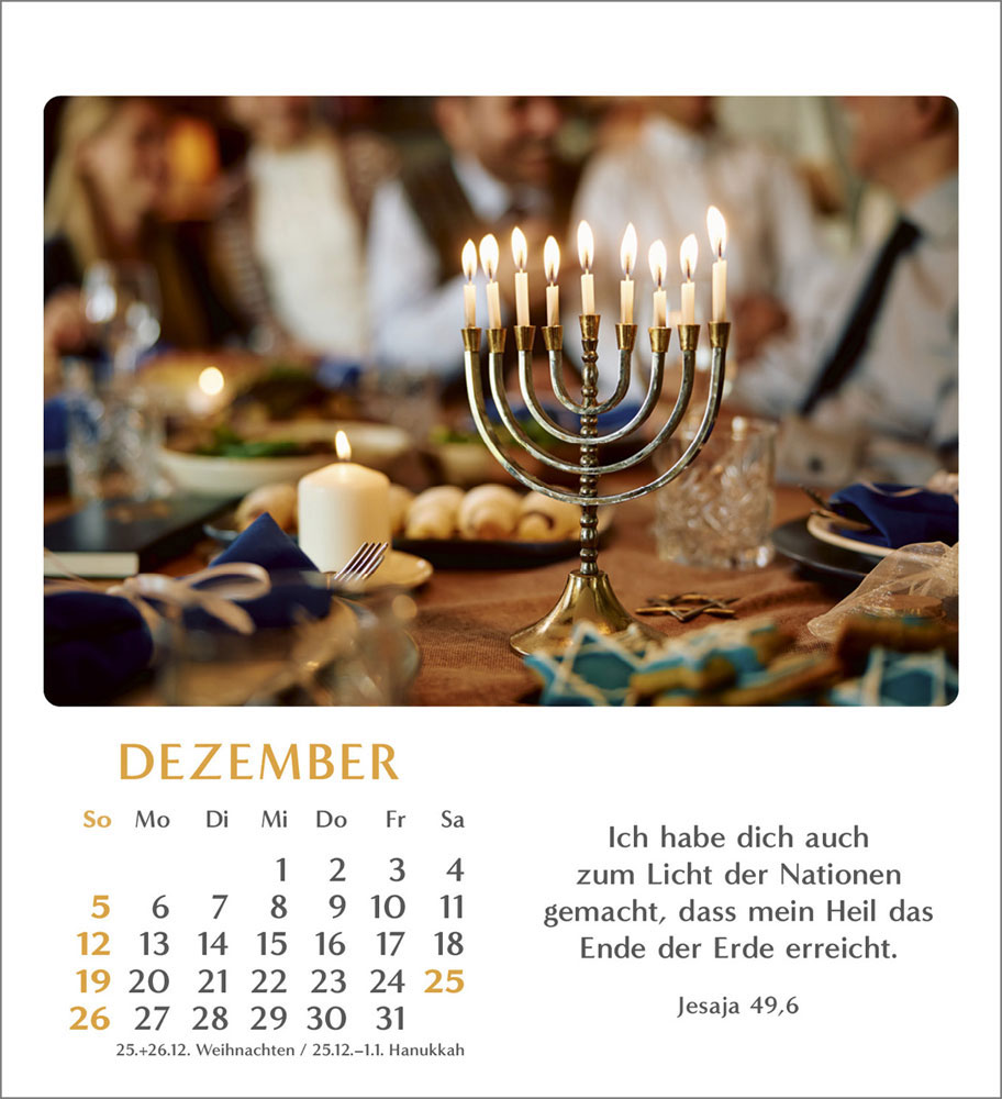 Geliebtes Israel 2027 - Verteilkalender