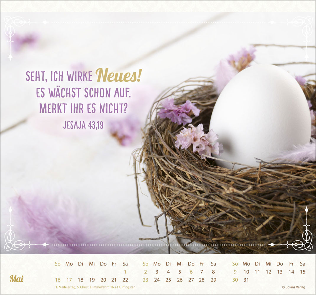 Am Anfang war das Wort 2027 - Wandkalender