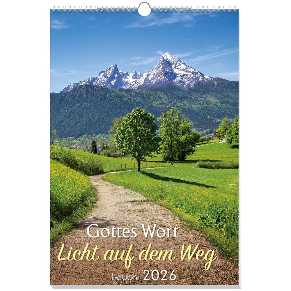Gottes Wort - Licht auf dem Weg 2026 - Wandkalender