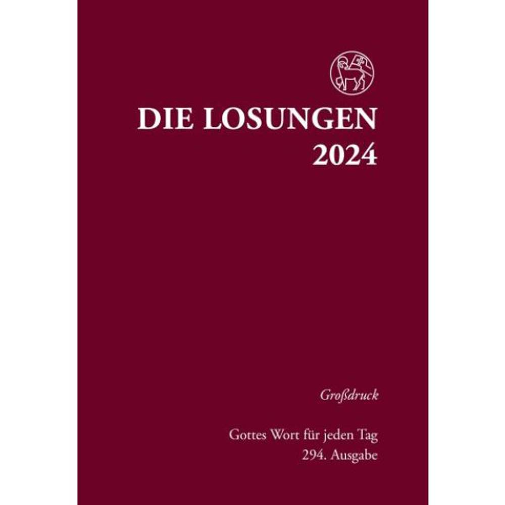 Losungen 2024 rot - Großdruck gebunden Losungen 2024 rot - Großdruck gebunden