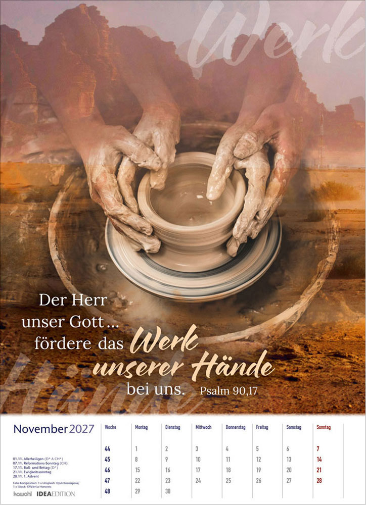 Auf seinem Weg 2027 - Wandkalender
