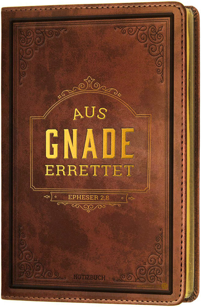 Notizbuch "Aus Gnade errettet"