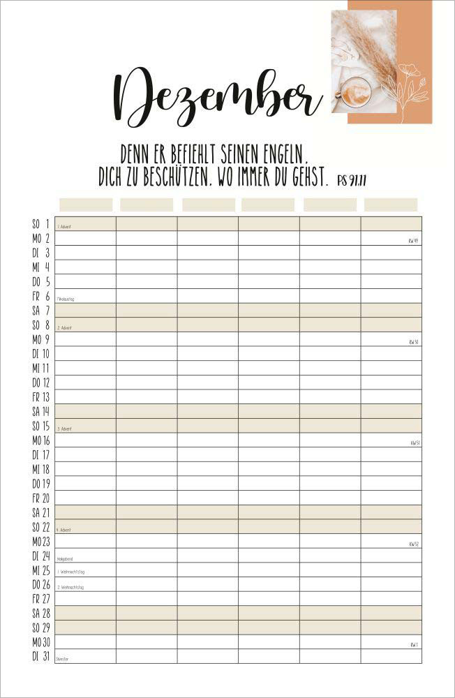 Familienkalender 2024 Familienkalender 2024