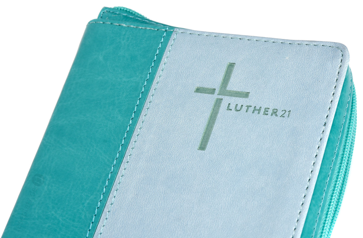 Luther21 - Taschenausgabe -  Kunstleder grün/helltürkis