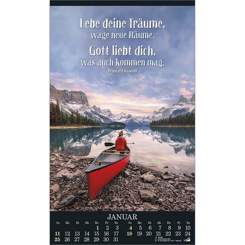 Alles in uns schweige 2026 - Wandkalender