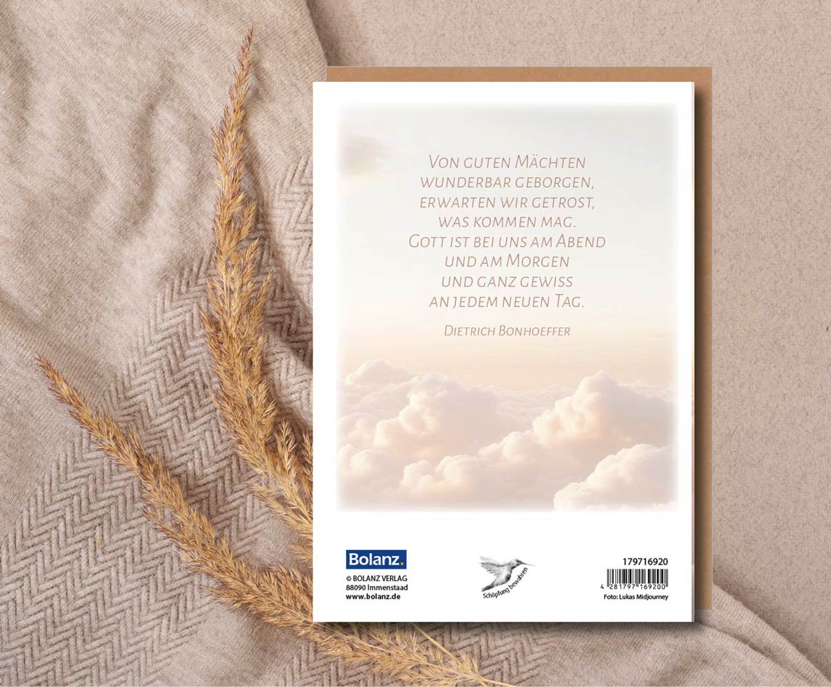 Faltkarte "Herzliches Beileid"