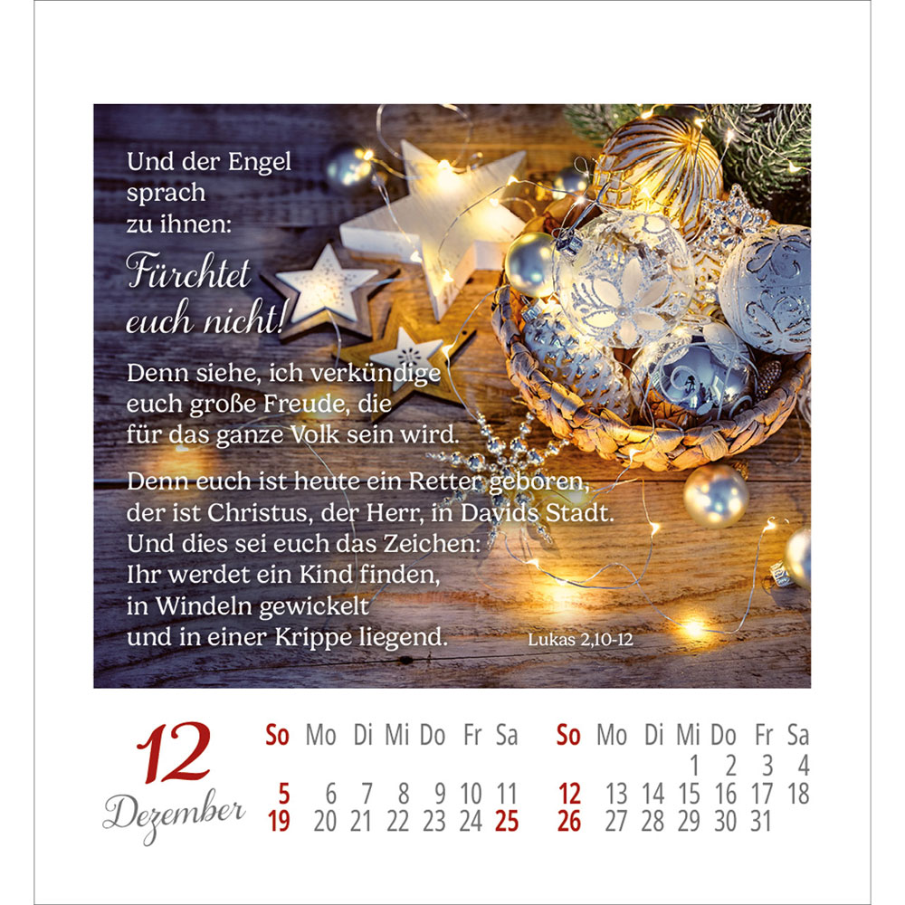 Lieblingsworte umgeben dich 2027 - Aufkleber-Kalender