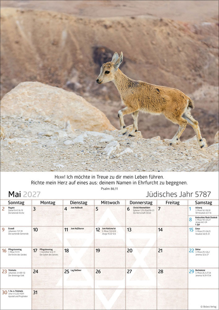 Israel 2027 - Posterkalender