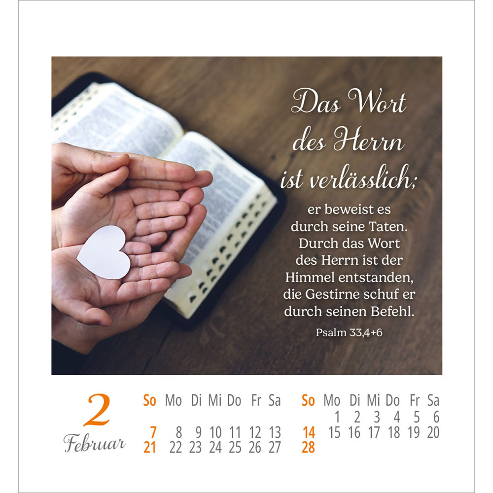 Lieblingsworte umgeben dich 2027 - Aufkleber-Kalender