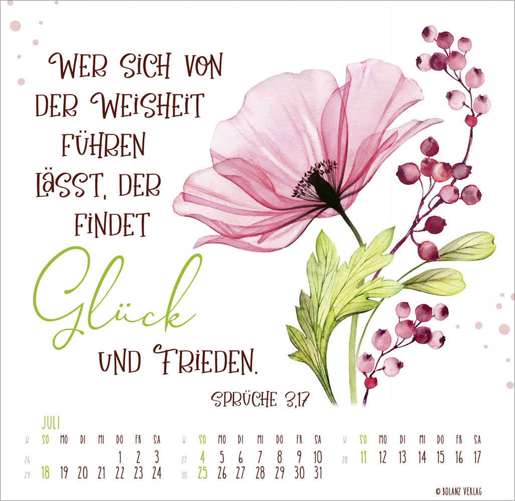 Getragen durch alle Zeiten 2027 - Tischkalender