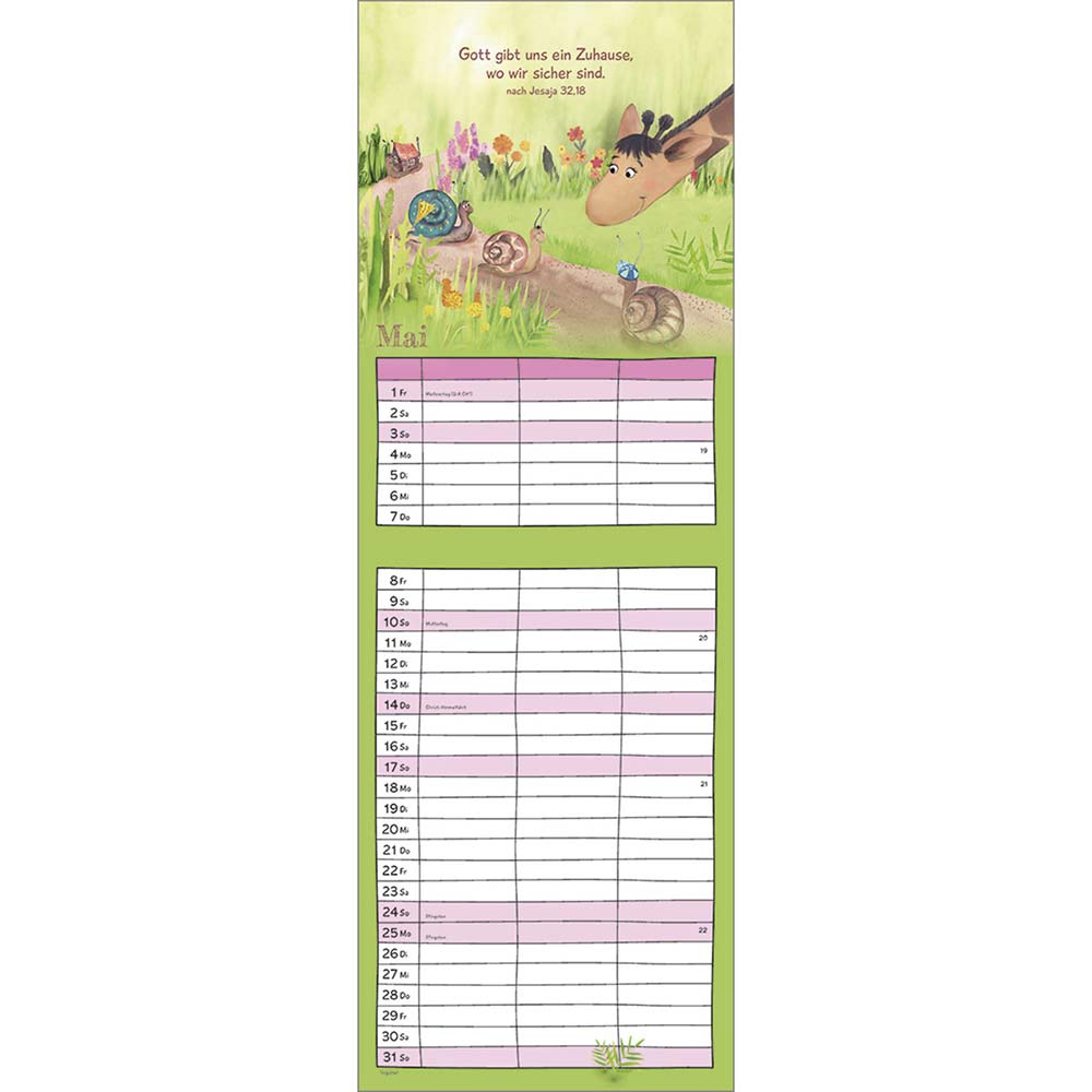 Freu dich mit uns jeden Tag! 2026 - Wandkalender Freu dich mit uns jeden Tag! 2026 - Wandkalender