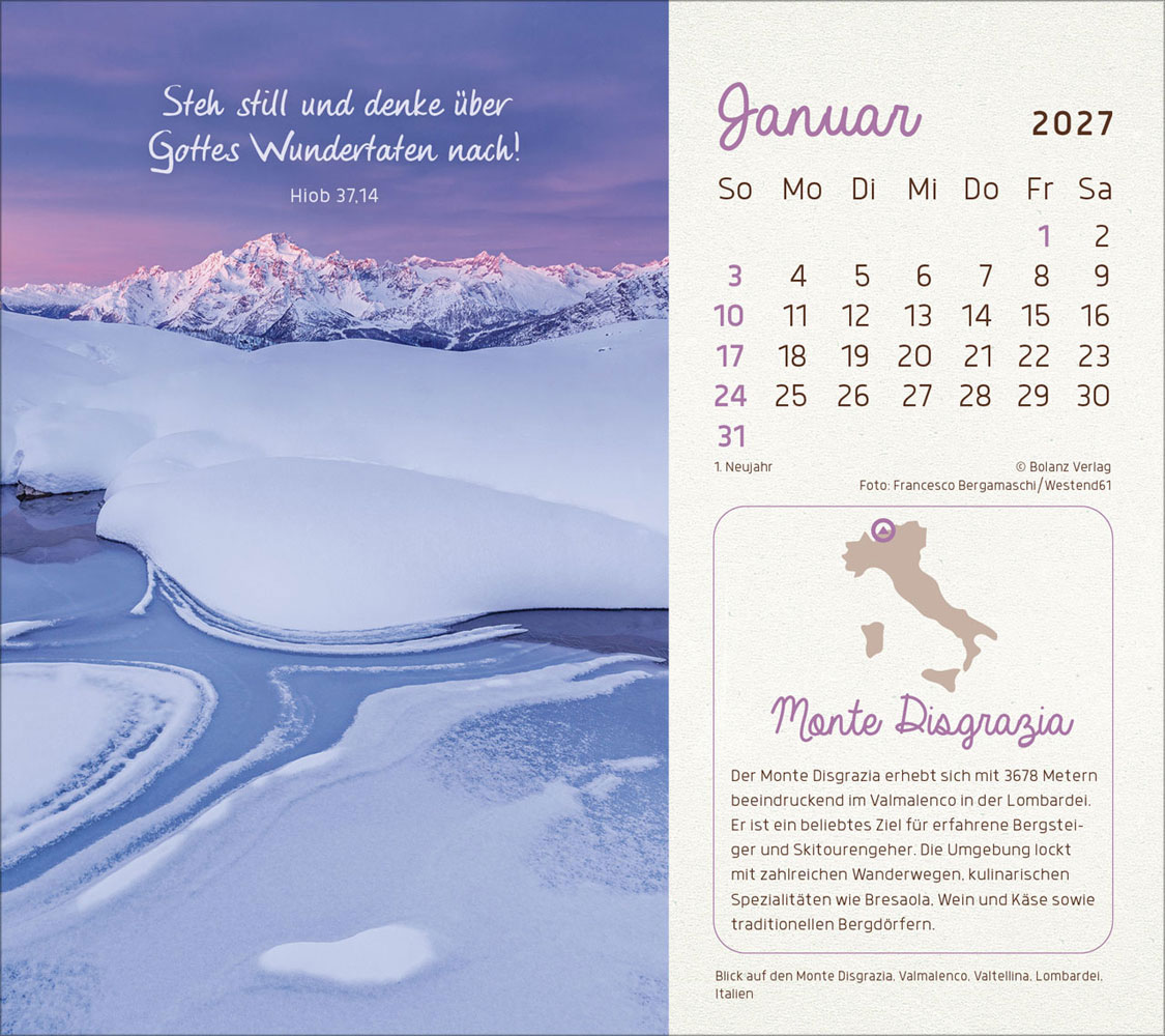 Faszinierende Schöpfung 2027 - Postkartenkalender