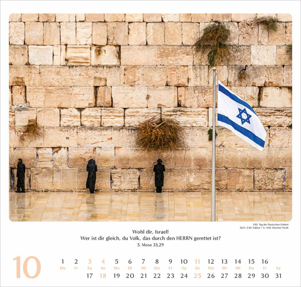 Geliebtes Israel 2026 - Wandkalender Geliebtes Israel 2026 - Wandkalender
