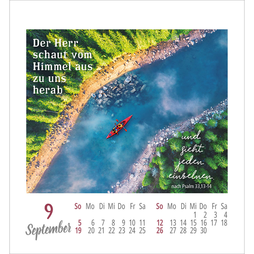 Frei sein & leben 2027 - Aufkleber-Kalender