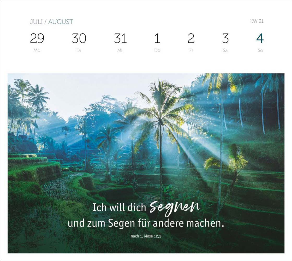Grüne Wunder - blaue Weiten 2024 - Wochenplaner Grüne Wunder - blaue Weiten 2024 - Wochenplaner