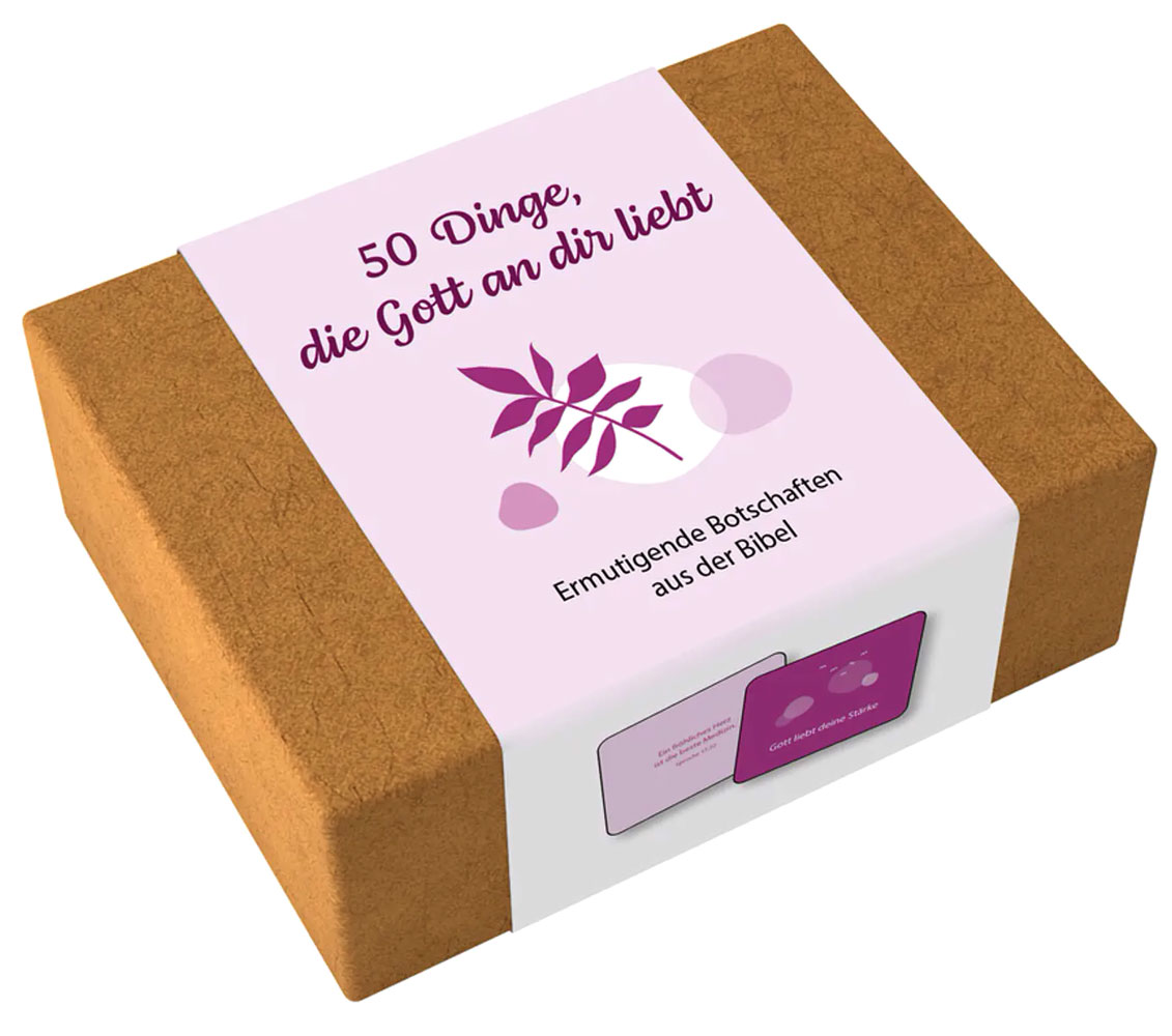 50 Dinge, die Gott an dir liebt - Textkartenbox