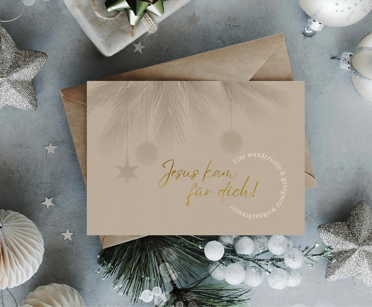 Faltkarte "Jesus kam für dich!"