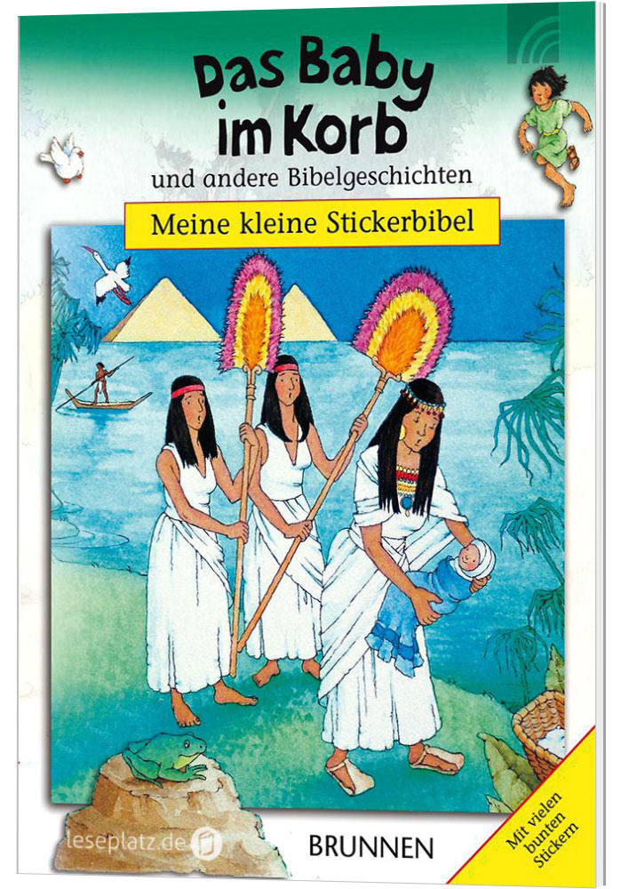 Meine kleine Stickerbibel - Das Baby im Korb
