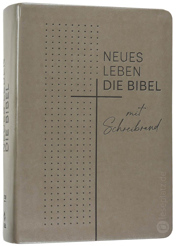 Neues Leben. Die Bibel - Schreibrandausgabe "Kunstleder grau"