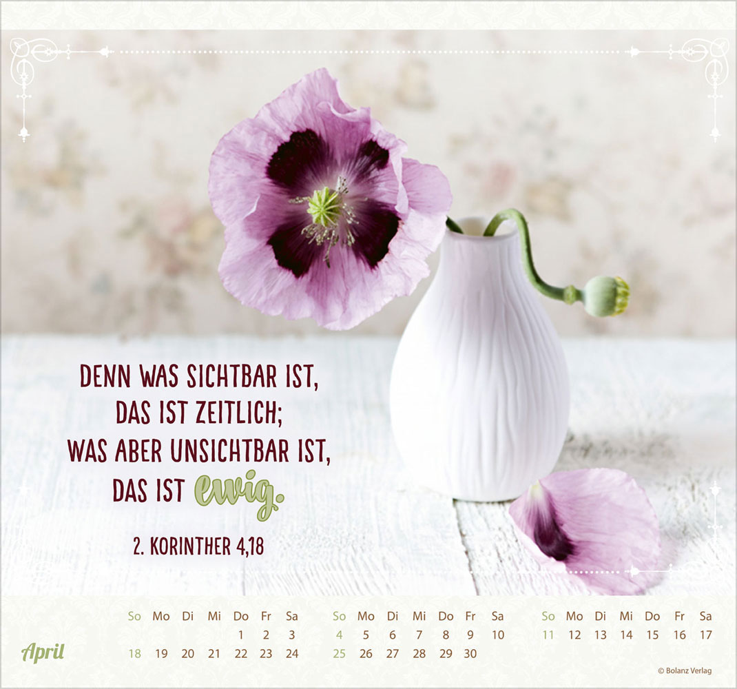 Am Anfang war das Wort 2027 - Wandkalender