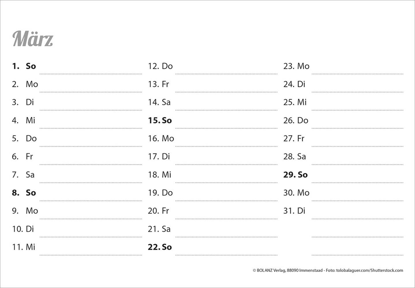 Der Gute Hirte 2026 - Postkartenkalender