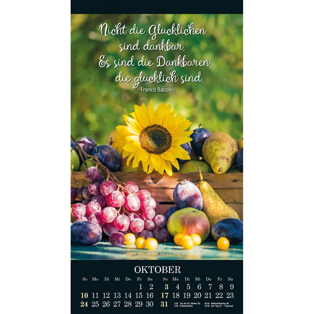 Die Wunder deiner Werke 2027 - Wandkalender