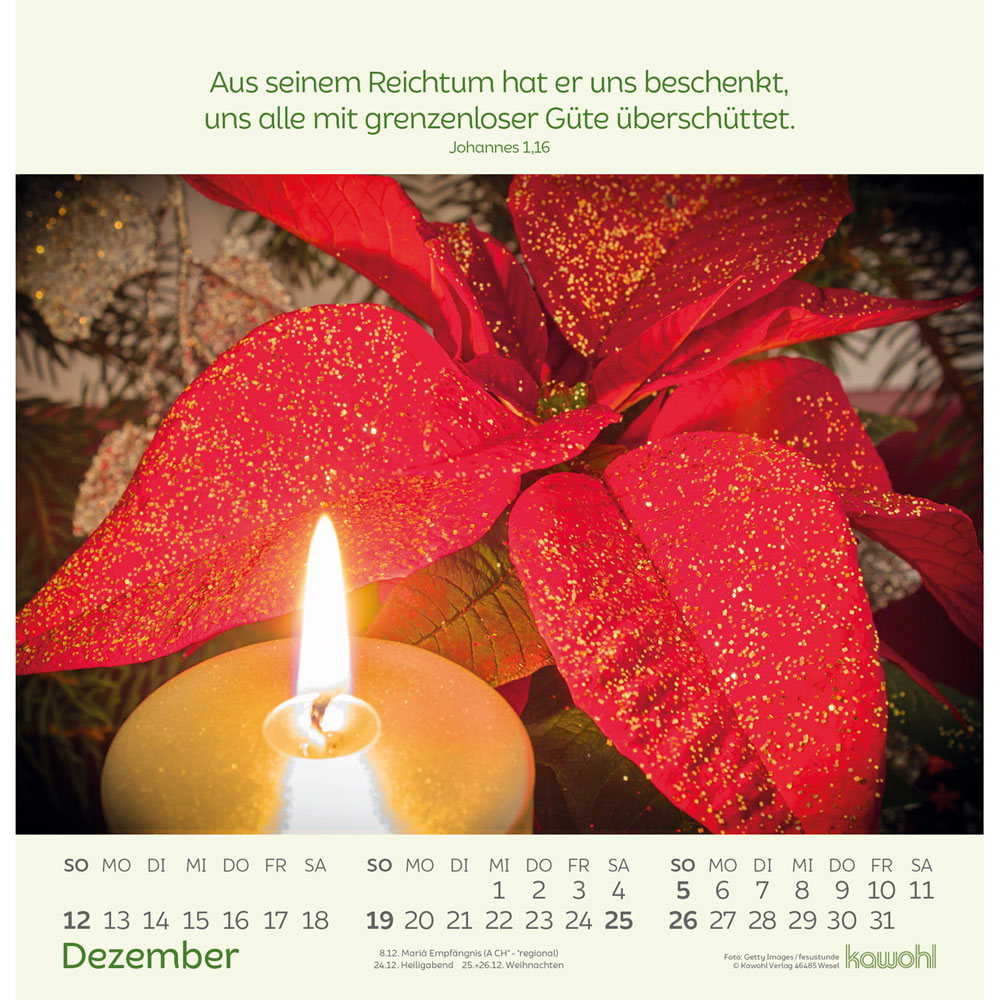Blumengrüße 2027 - Wandkalender