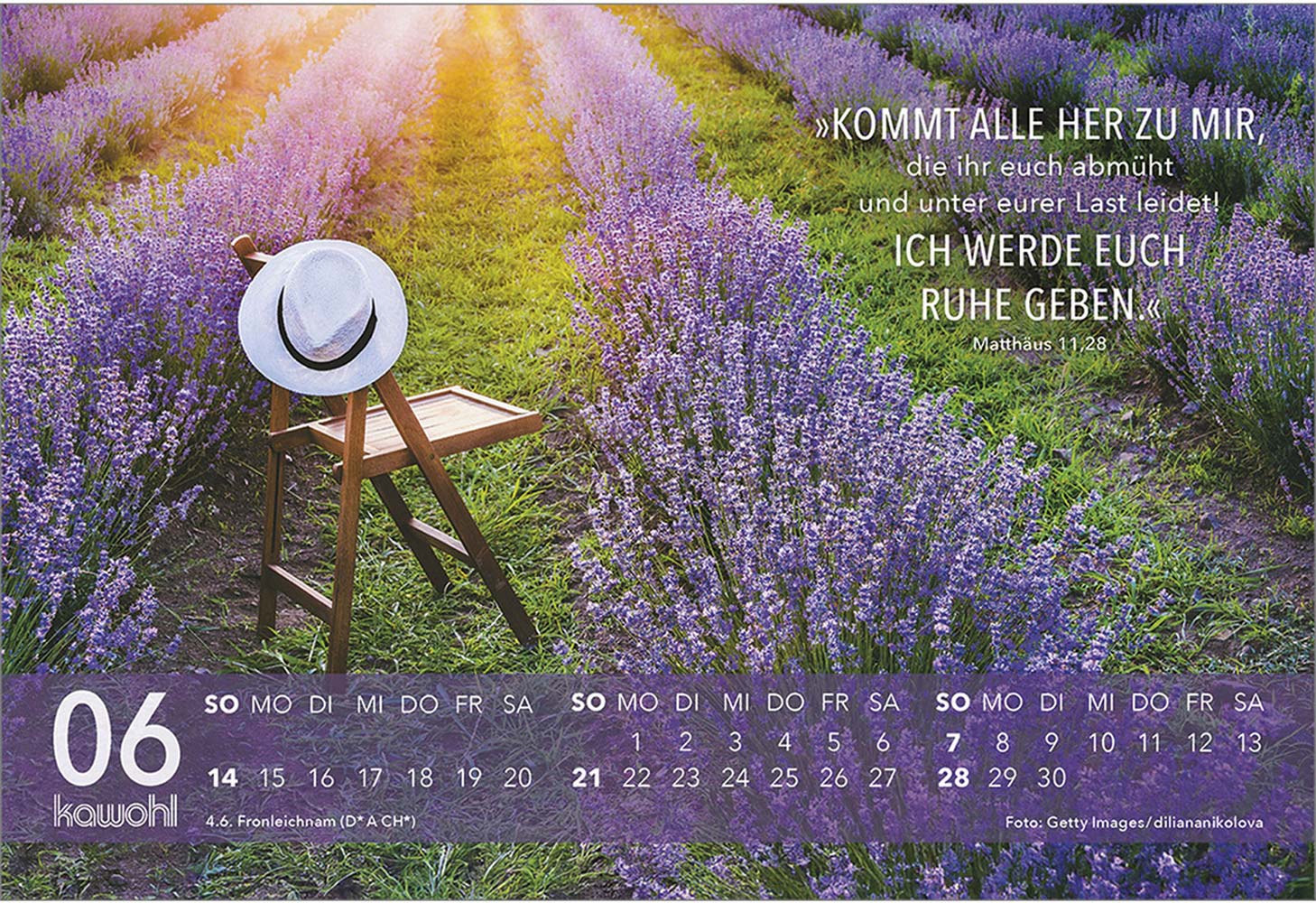 Jesus Zitate 2026 - Aufstellkalender