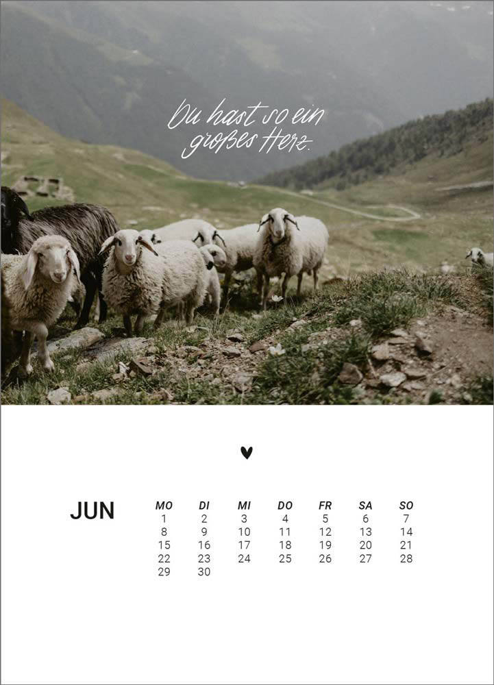 Zweitausendsechsundzwanizg 2026 - Tischkalender