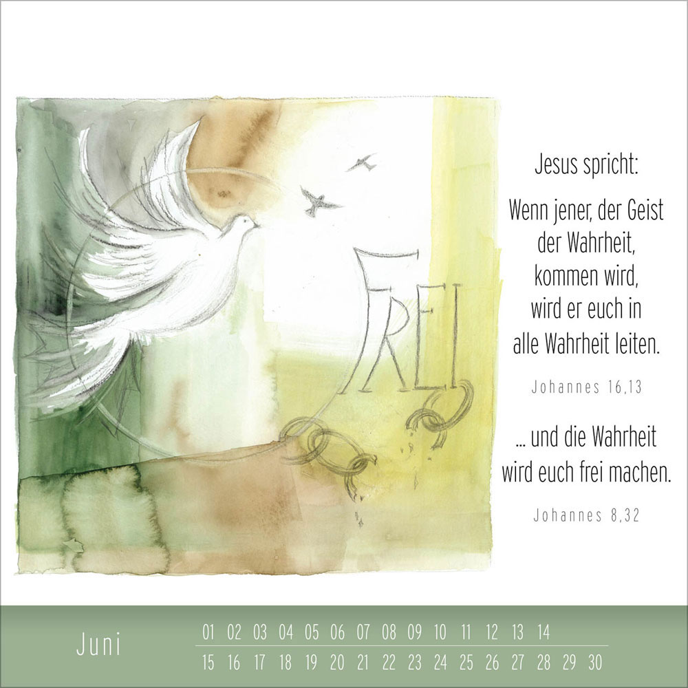 Hoffnung und Leben - immerwährender Tischkalender