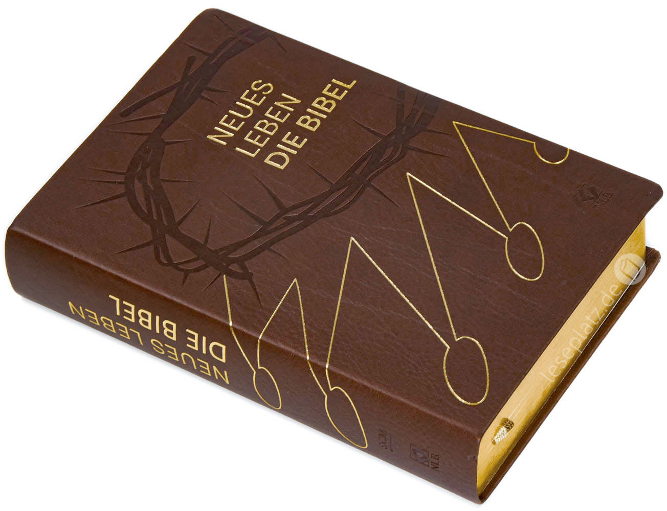 225829-Neues-Leben-03 Neues Leben. Die Bibel - Standardausgabe - Kunstleder rotbraun/ Goldschnitt
