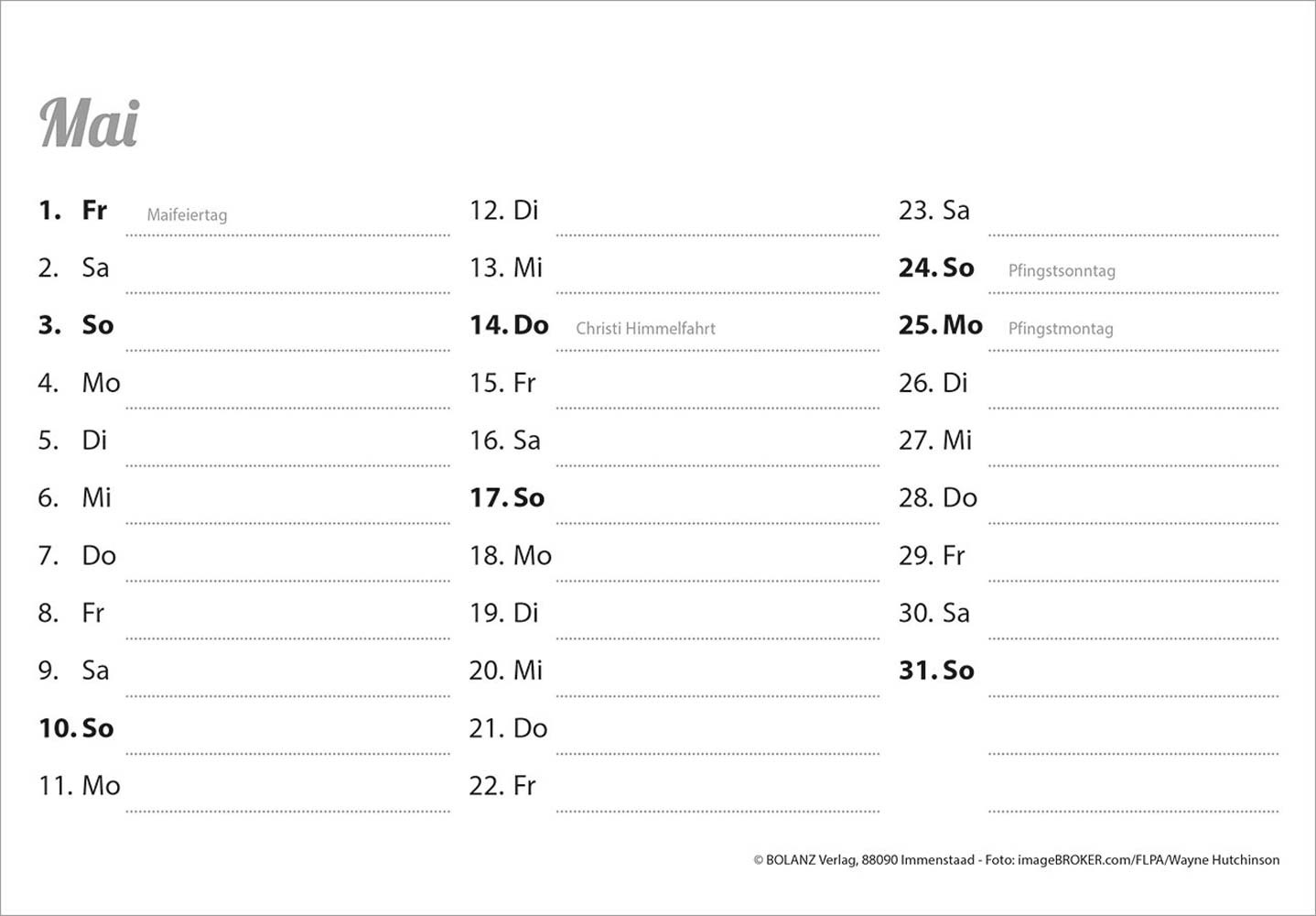 Der Gute Hirte 2026 - Postkartenkalender