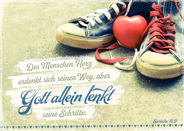 15-9179 Postkarte "Gott allein lenkt"